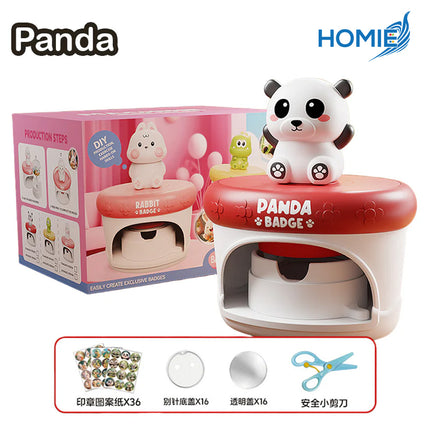 BADGE MAKING MACHINE children's birthday gift toy diy (DIY Kit)