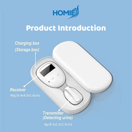 WIRELESS BEDWETTING ALARM temperature humidity display monitor system (Wireless)