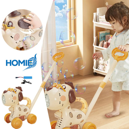 Push Walker Bubble Machine