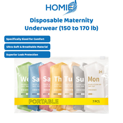 DISPOSABLE MATERNITY UNDERWEAR postpartum recovery cotton panties breathable (150 to 170 lb)