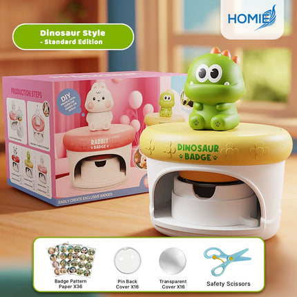 BADGE MAKING MACHINE children's birthday gift toy diy (DIY Kit)