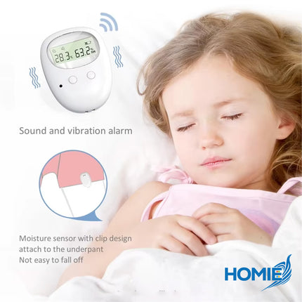 WIRELESS BEDWETTING ALARM temperature humidity display monitor system (Wireless)