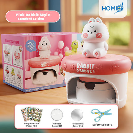 BADGE MAKING MACHINE children's birthday gift toy diy (DIY Kit)