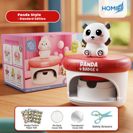 BADGE MAKING MACHINE children's birthday gift toy diy (DIY Kit)