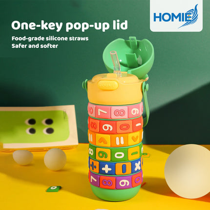 Preschool Kids Thermos with Straw (430ml)