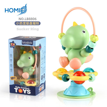 TABLE CHAIR SUCTION CUP TABLE RATTLE TOY interactive high chair spinner (Baby Activity Toy)