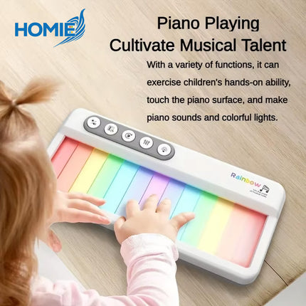Electronic Keyboard with Light and Music Early Education Toy