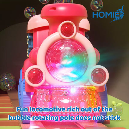 PUSH WALKER BUBBLE MACHINE automatic bubbles blower walking guide toy
