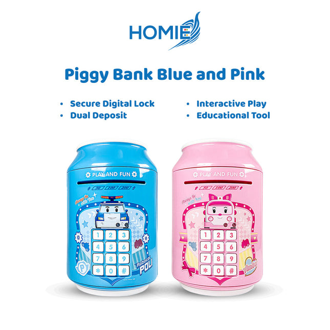 PIGGY BANK electronic money saving box with password lock (Kids Toy)