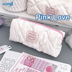 Large Capacity Pencil Case -  Pink Love