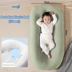 Portable Newborn Baby Bionic Bed - Green