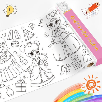 Drawing Color Paper Roll