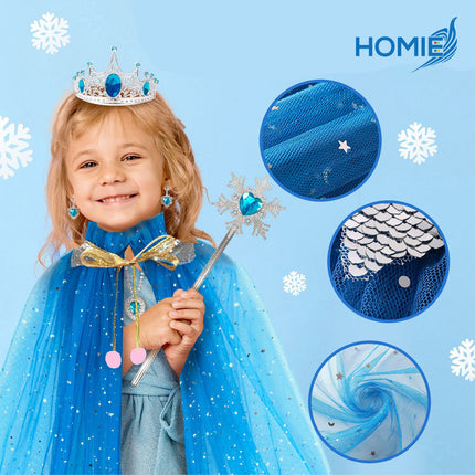 PRINCESS DRESS UP TOY SET jewelry and accessories pretend play kit (Gift for Girls)