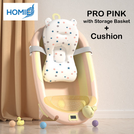 HOMIE 0-6Years Foldable Baby Bath Tub Children Shower Basin Portable Infant Bathtub