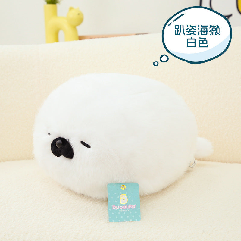 Prone Pose Sea Otter 【40CM】Plush Stuffed Soothing Sleep Toy