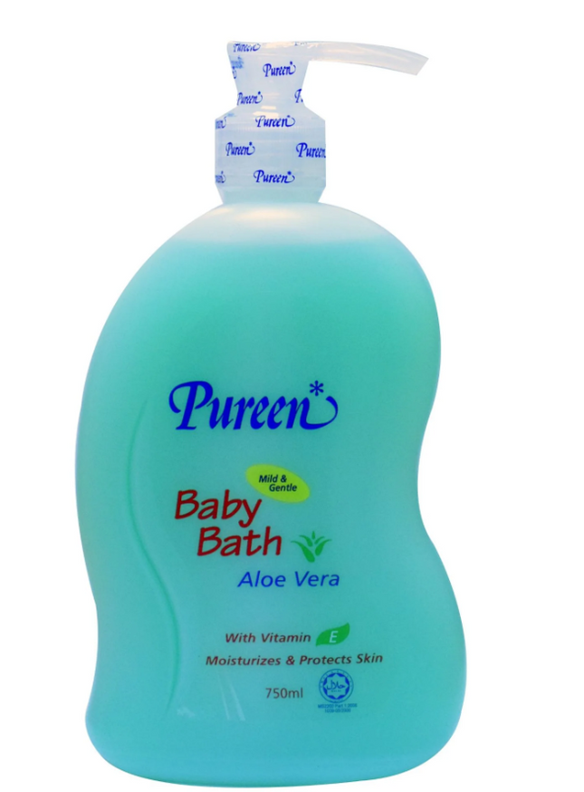Pureen Baby Bath with Aloe Vera 750ml