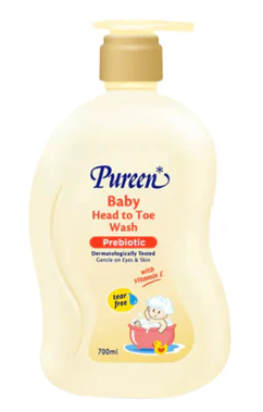 Pureen Baby Head To Toe Wash (Prebiotic) 700 ml