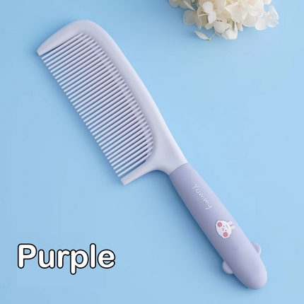 HOMIE Pretty Hair Comb for Girls (Portable Detangling Brush for Long Straight Hair & Ponytails)