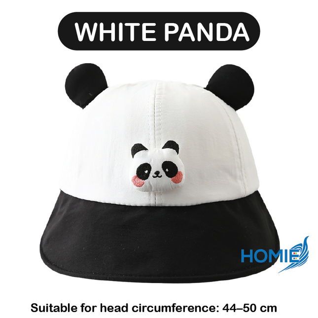 Baby Quick-Dry Cartoon Cap / Boy Girl Kids Sun Protection Baseball Hat 🌞Adjustable Fit Caps