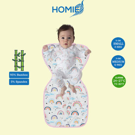 Swaddle and Sleeping Bag (Bamboo & Cotton) Small & Medium ONLY