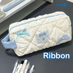 Large Capacity Pencil Case - Ribbon