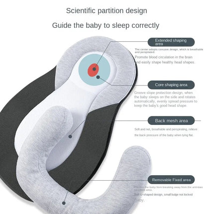 [Baby Pillow] Baby Head Prevention Pillow Sleeping Pillow Positioning Pillow Type Pillow
