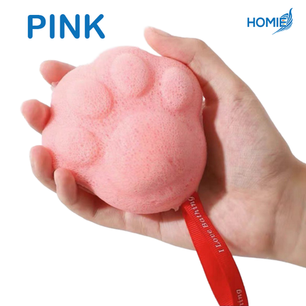 Cat Paw Shaped Bathing Sponge