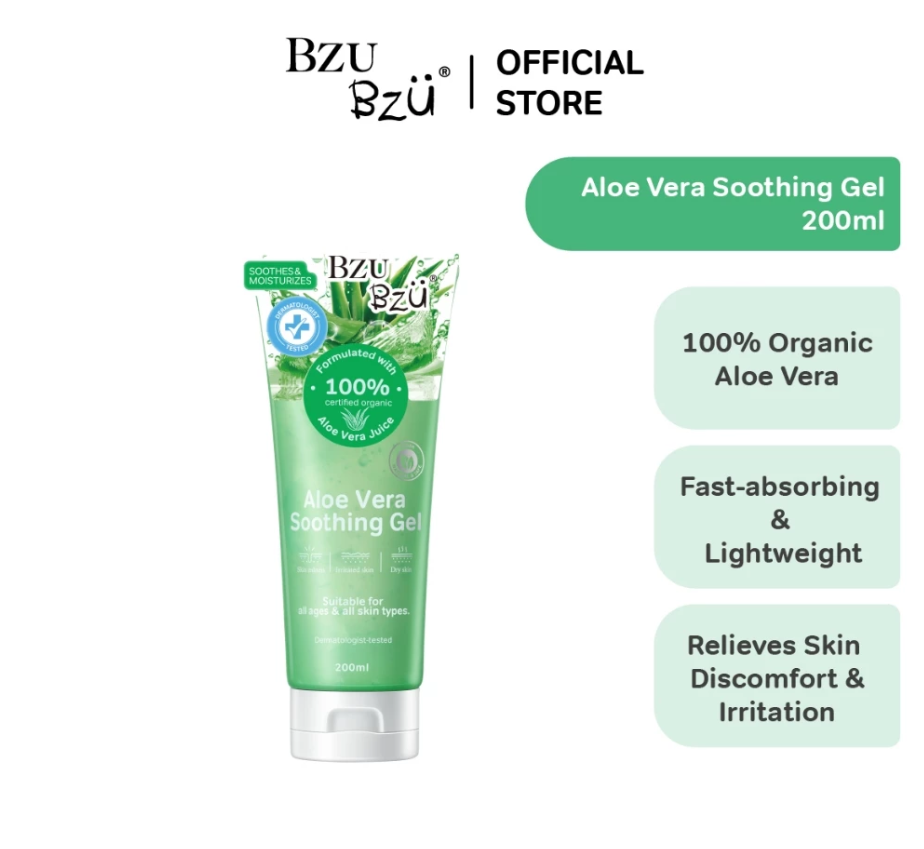 BZU BZU Aloe Vera Soothing Gel, 200ml