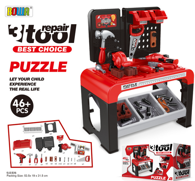 Repairs Tools Toys for Kids Pretend Play Set