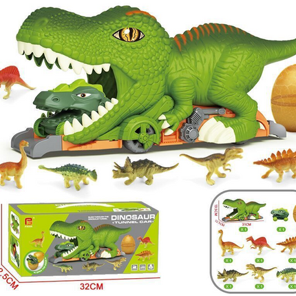 Large Dinosaur Devouring Tyrannosaurus Rex Storage Toy
