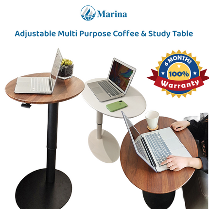 Adjustable Multi-Purpose Coffee & Study Table (6 Months Warranty+ FREE Installation)