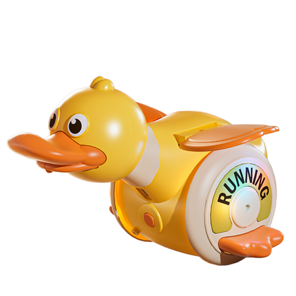 ELECTRIC FORAGING DUCK baby crawling guide toy musical light up walking toy