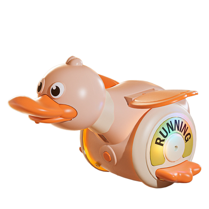ELECTRIC FORAGING DUCK baby crawling guide toy musical light up walking toy