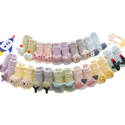 Animal Carton Baby Socks (Newborn to 1 Year)