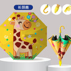 Yellow Giraffe Kid Umbrella