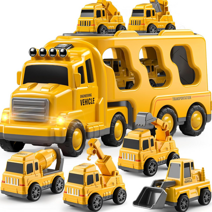Transportation Carrier Truck Set police and engineering vehicle toys for boys