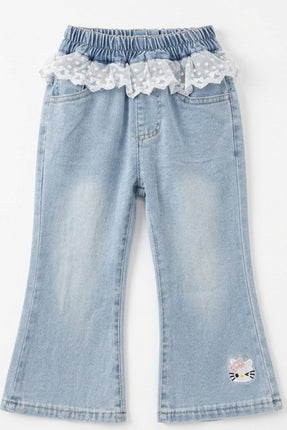 Long Jean Pant with Hello Kitty ( 1 to 5 Years girl)