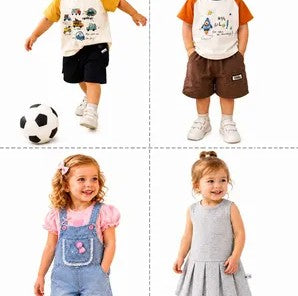 Mixed Design T-Shirt (Size 66 to 160)