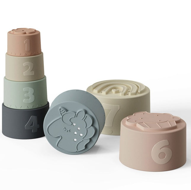 Silicone Stacking Tower (7 Pcs)