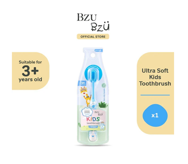 BZU BZU Ultra Soft Kids Toothbrush (Pink / Blue)