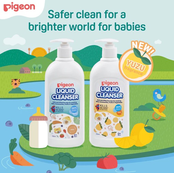 PIGEON Liquid Cleanser Bottle {Original / Yuzu } 700ml