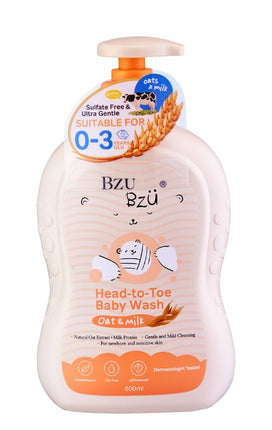 BZU BZU Head to Toe Body Wash and Shampo (Newborn to 3 Years)