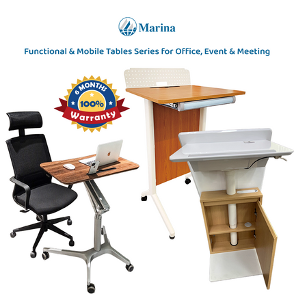 Functional & Mobile Tables Series for Office, Event & Meeting (6 Months Warranty+ FREE Installation)