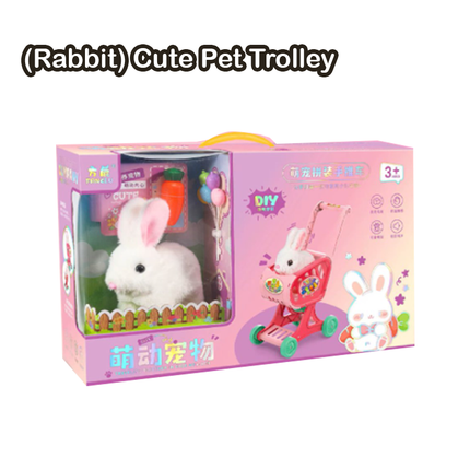 Pet Toy with Cage, Pet with Trolley