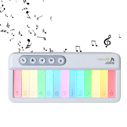 Electronic Keyboard with Light and Music Early Education Toy
