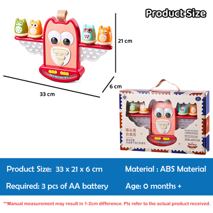 OWL Choir Music Ensemble Baby Educational Toy (0+ Months) Learning & Story Mode