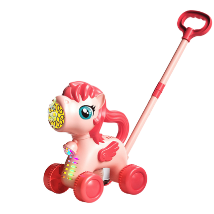 Push Walker Bubble Machine