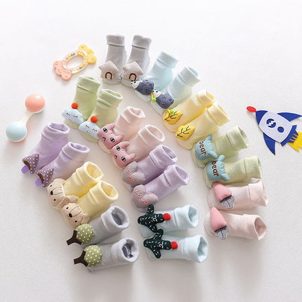 Animal Carton Baby Socks (Newborn to 1 Year)