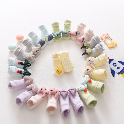 Animal Carton Baby Socks (Newborn to 1 Year)