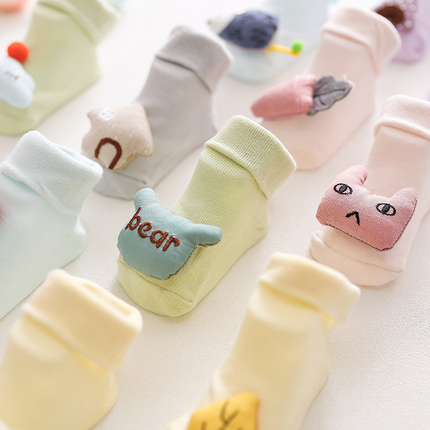 Animal Carton Baby Socks (Newborn to 1 Year)